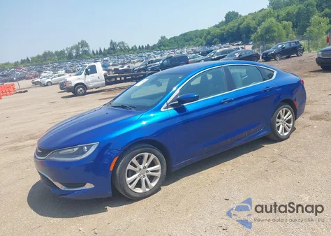2015 Chrysler 200 Limited из США, поврежденный, VIN 1C3CCCAB9FN574375
